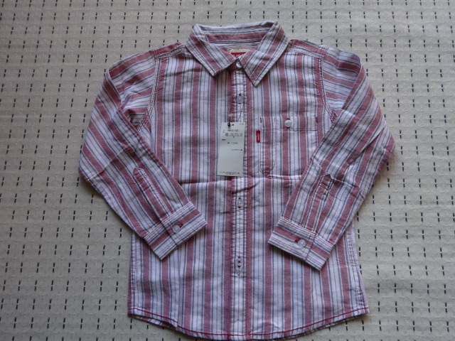 ■Levi's■ Levi's 　 рубашка  　 в полоску  　 размер  5　 новый товар 