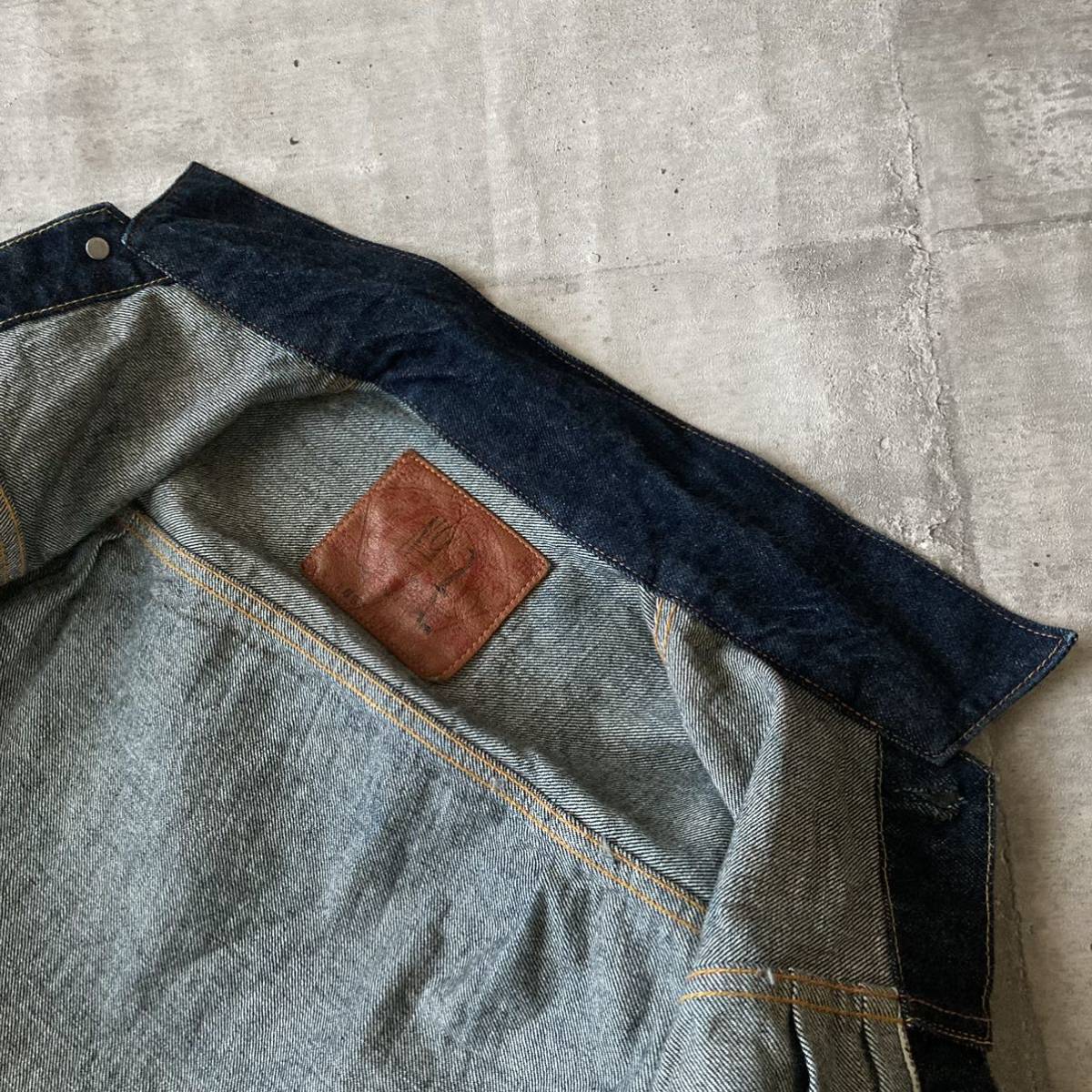 1円 EVISU No.1 1507 デニムジャケット エヴィス エビス 1円 EVISU No.1 1507 デニムジャケット エヴィス エビス