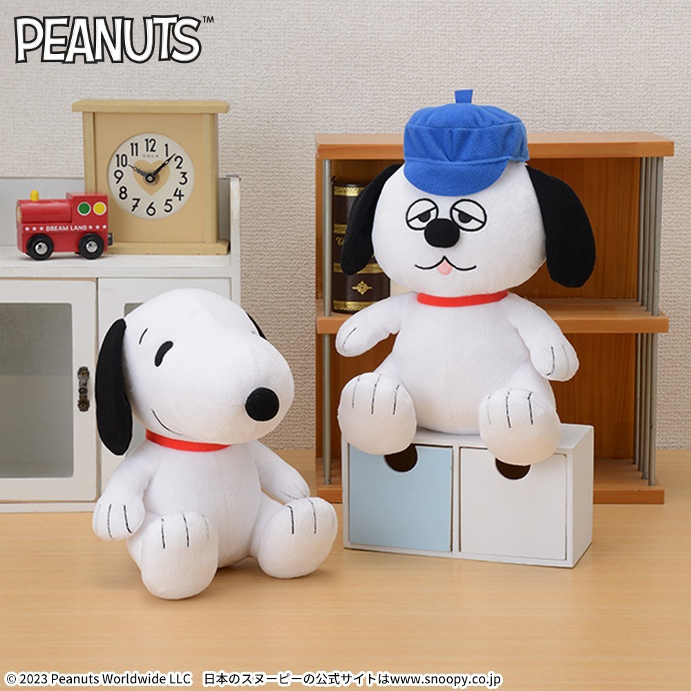 SNOOPY　Mぬいぐるみ　スヌーピー&オラフ　全2種セット　PEANUTS　プライズ　新品・未使用　タグ付き_画像1