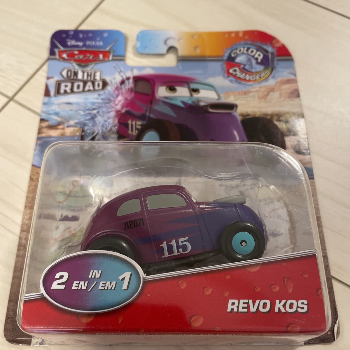  Mattel The Cars CARS MATTEL color change .-REVO KOS Revo kos minicar Disney Disney character car on The load 115