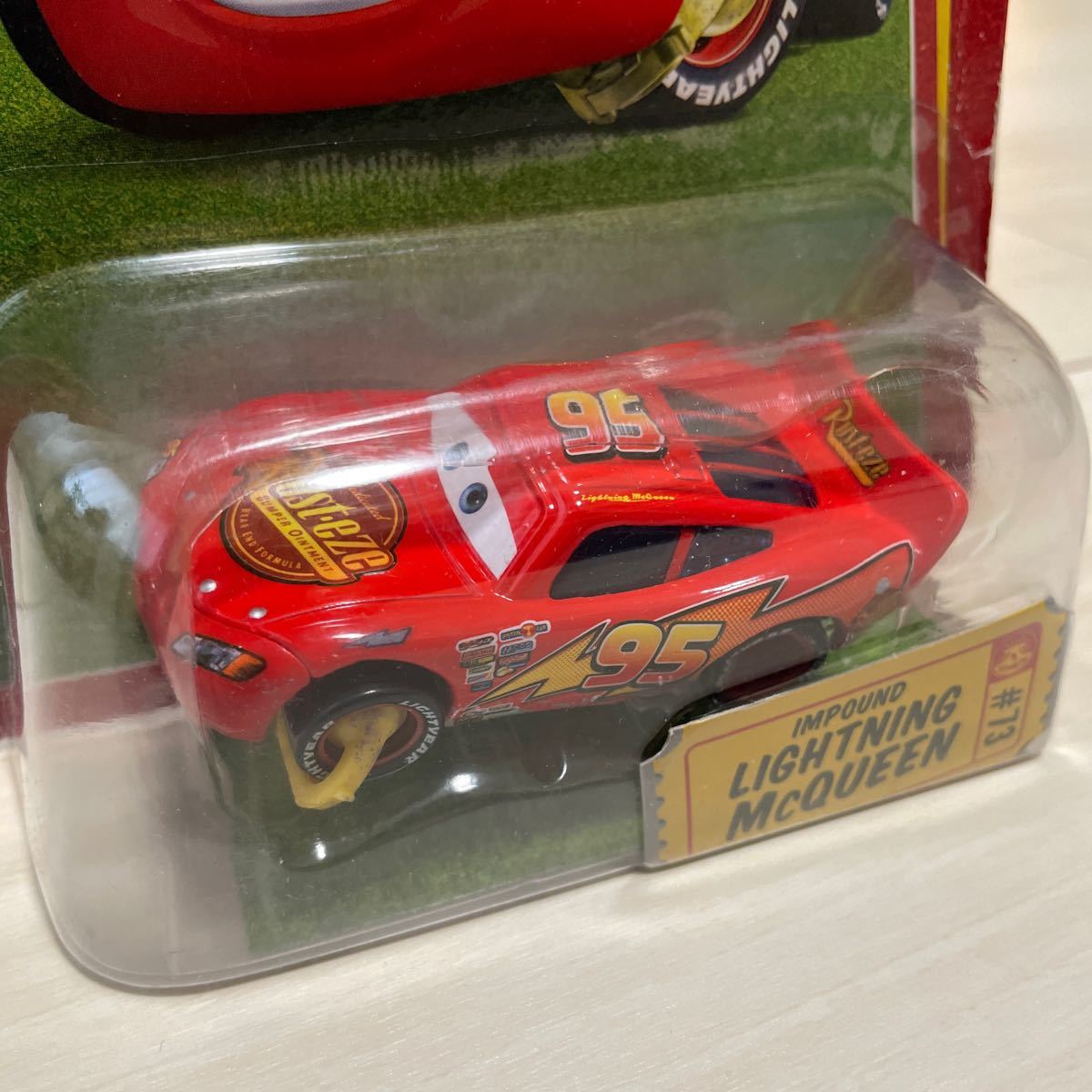 マテル カーズ インパウンドIMPOUND LIGHTNING McQUEEN ライトニング マックィーン 95 MATTEL CARS ミニカー キャラクターカー_画像4