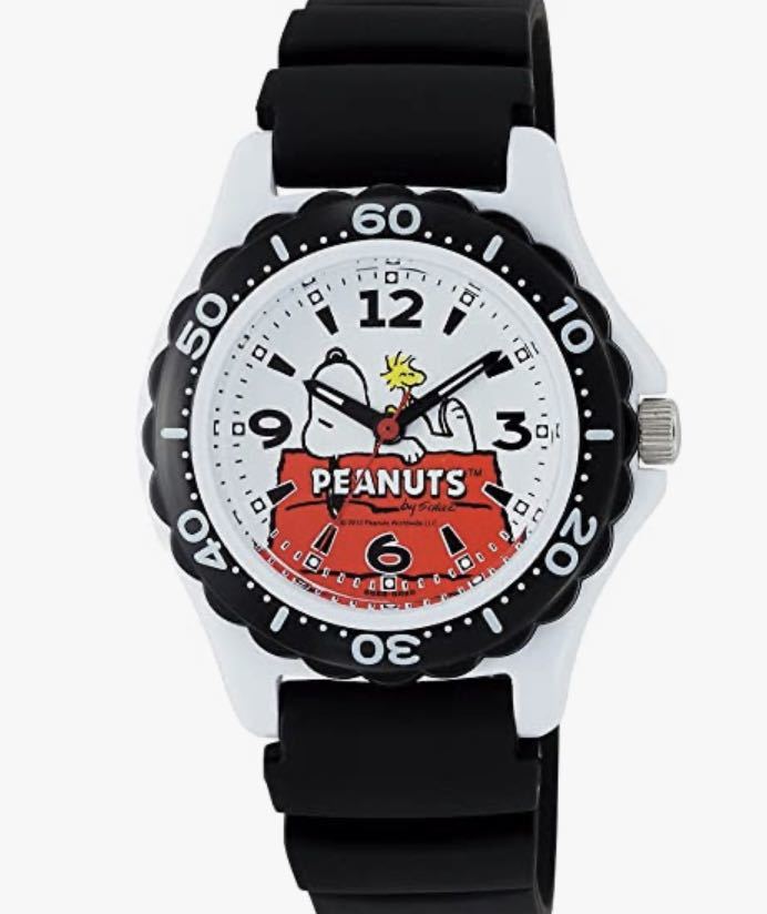 新品　スヌーピー　SNOOPY レディース腕時計　ラバーベルト　10気圧防水_画像1