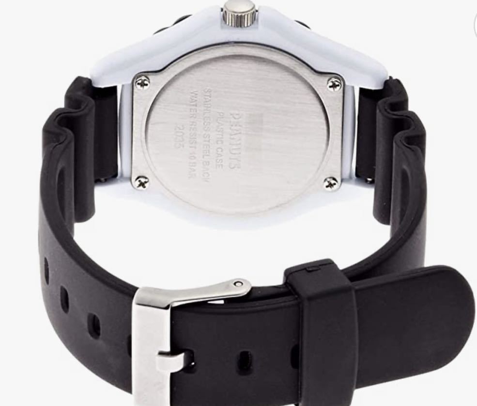新品　スヌーピー　SNOOPY レディース腕時計　ラバーベルト　10気圧防水_画像3