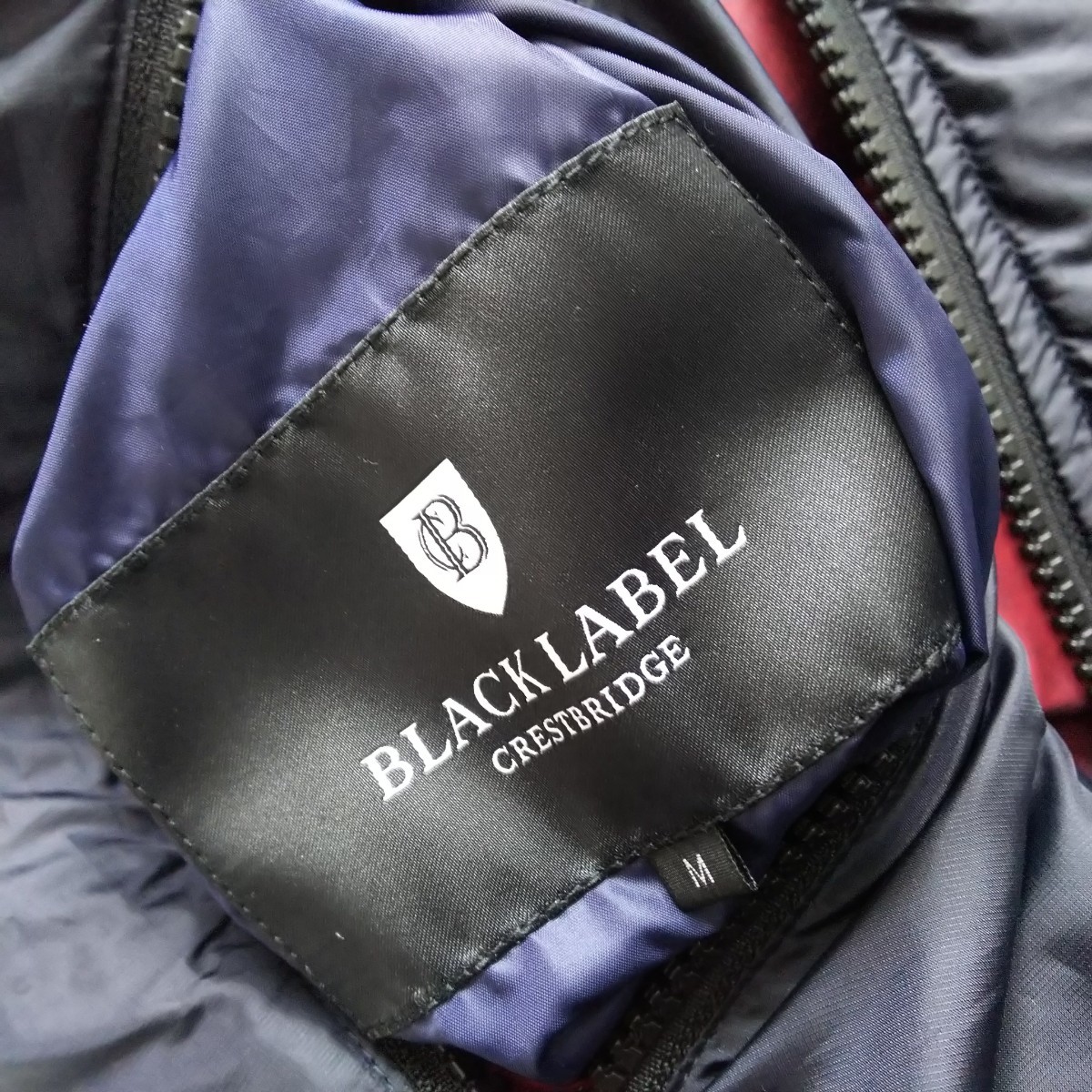 【未使用級 M】ブラックレーベルクレストブリッジ 最高級 リバーシブル ダウンジャケット BLACKLABELCRESTBRIDGE アウター コート ブルゾン_画像8