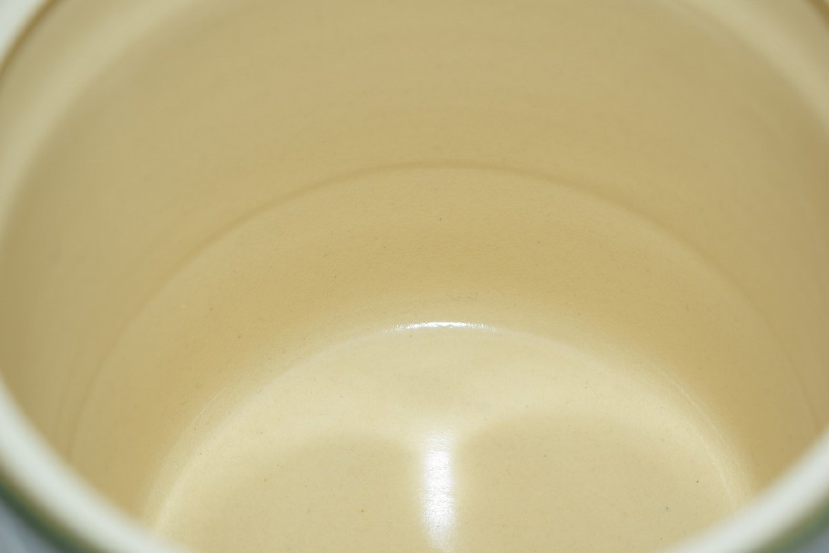 茶道具 織部 水指 陶楽 作 茶道 14-8201_画像7