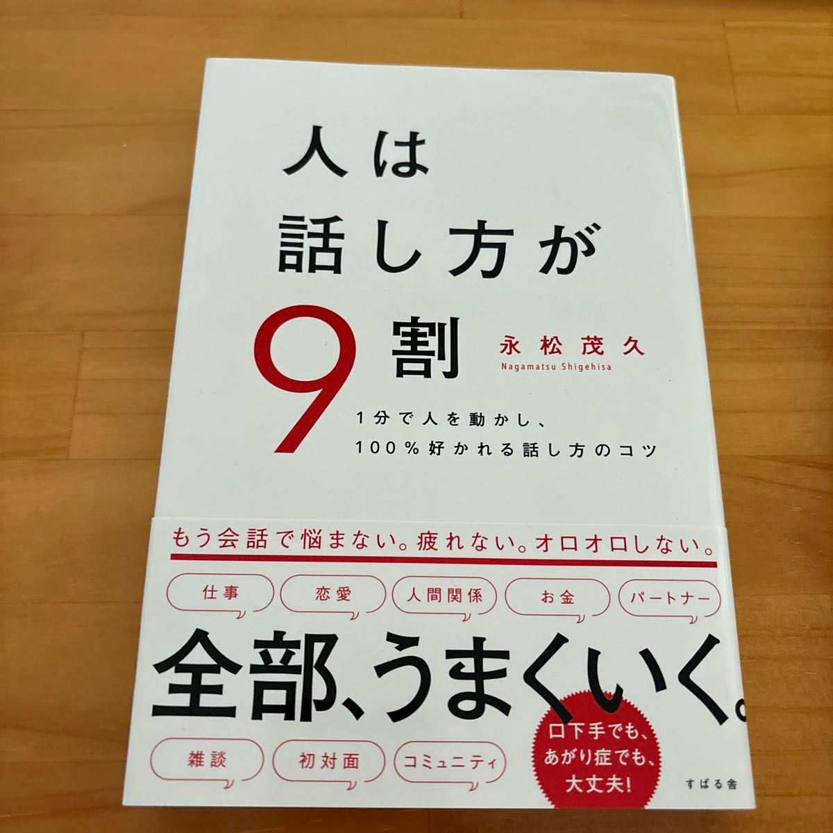 人は話し方が９割　１分で人を動かし、１００％好かれる話し方のコツ 永松茂久／著