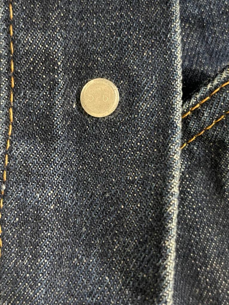 極上】真紺 BIGE 42-40 71205 ロングタイプ 70505最初期 558型 60年代 ゴールデンサイズ LEVIS リーバイス 501XX 506XX 507XX 557 ビッグE_画像4