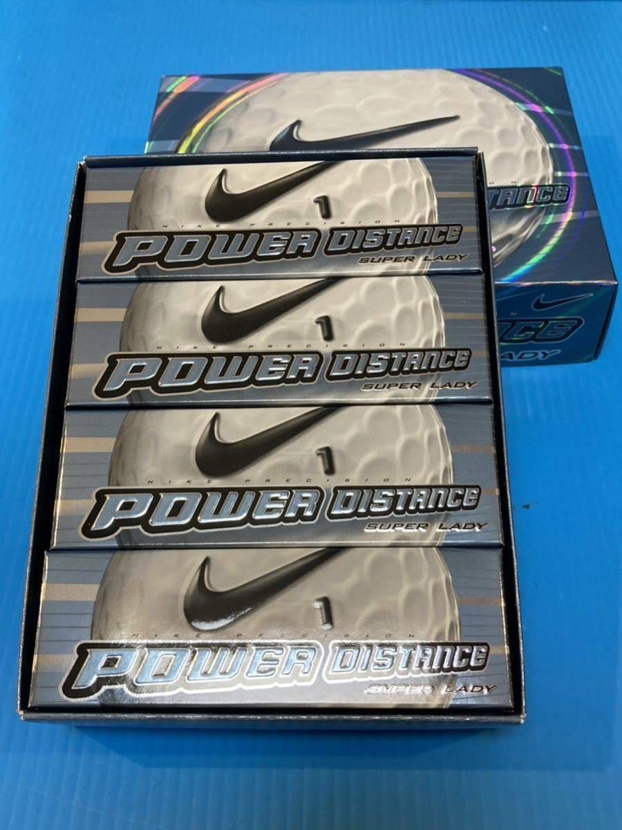 【レア 未使用 入手難】NIKE GOLF／ナイキゴルフ POWER DISTANCE LADY 12球 ゴルフボール／タイガーウッズファン必見 パワーディスタンス_画像1