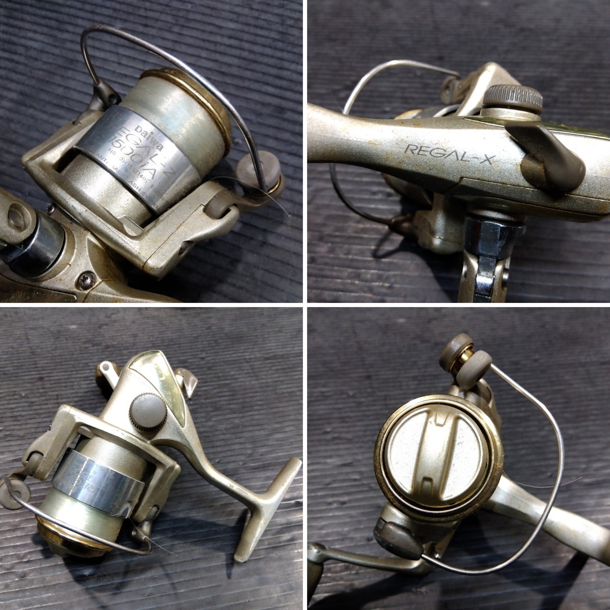 スピニングリールまとめて Daiwa ダイワ/REGAL-Z 1500iA 2000iT 日本製 SZM/AIRMASTAR1000 CF2000/CLIFF SPIN 釣具 釣り フィッシング_画像3