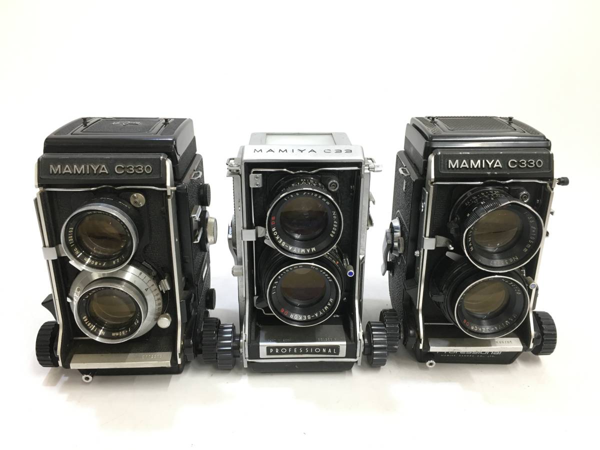 ★ MAMIYA C330 Professional F MAMIYA-SEKOR 1:2.8 f=80mm ★ 他カメラ2台 レンズ2台 マミヤ 二眼カメラ_画像2