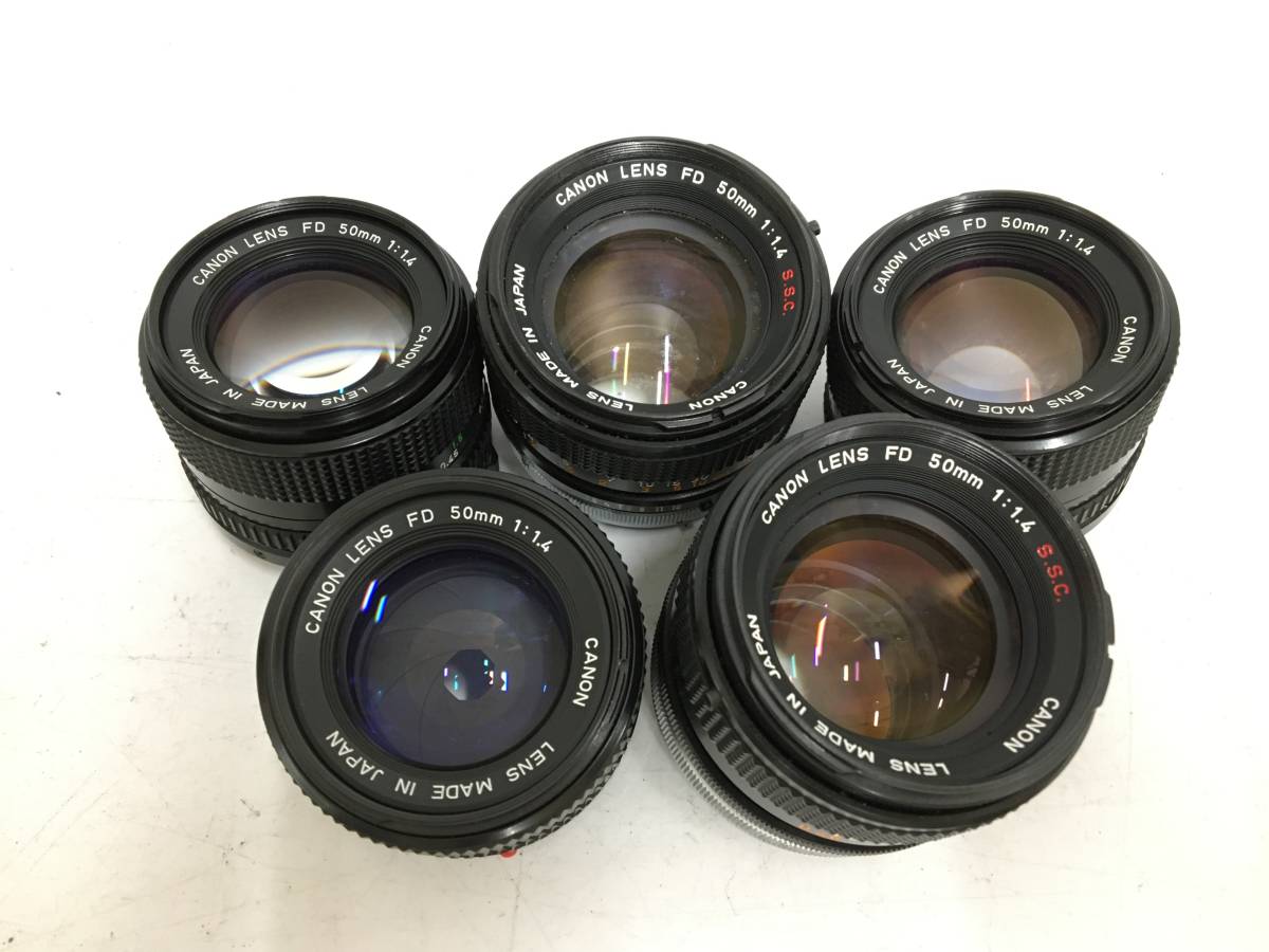 1円出品☆ Canon フィルムカメラまとめ 2 ☆ A-1 ×2 ＋ AE-1 ×3 + FD 50mm 1:1.4 ×3 + FD 50mm 1:1.4 S.S.C. ×2 ☆ キャノン_画像10