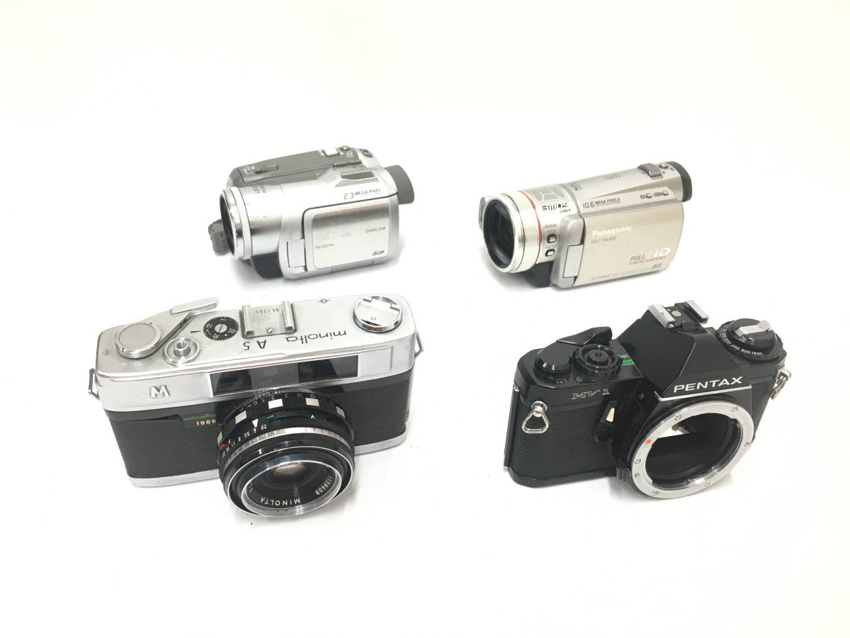 1円出品☆ カメラジャンクまとめ 1 ☆ Canon Autoboy TELE + Konica C35 他 キャノン コニカ_画像5