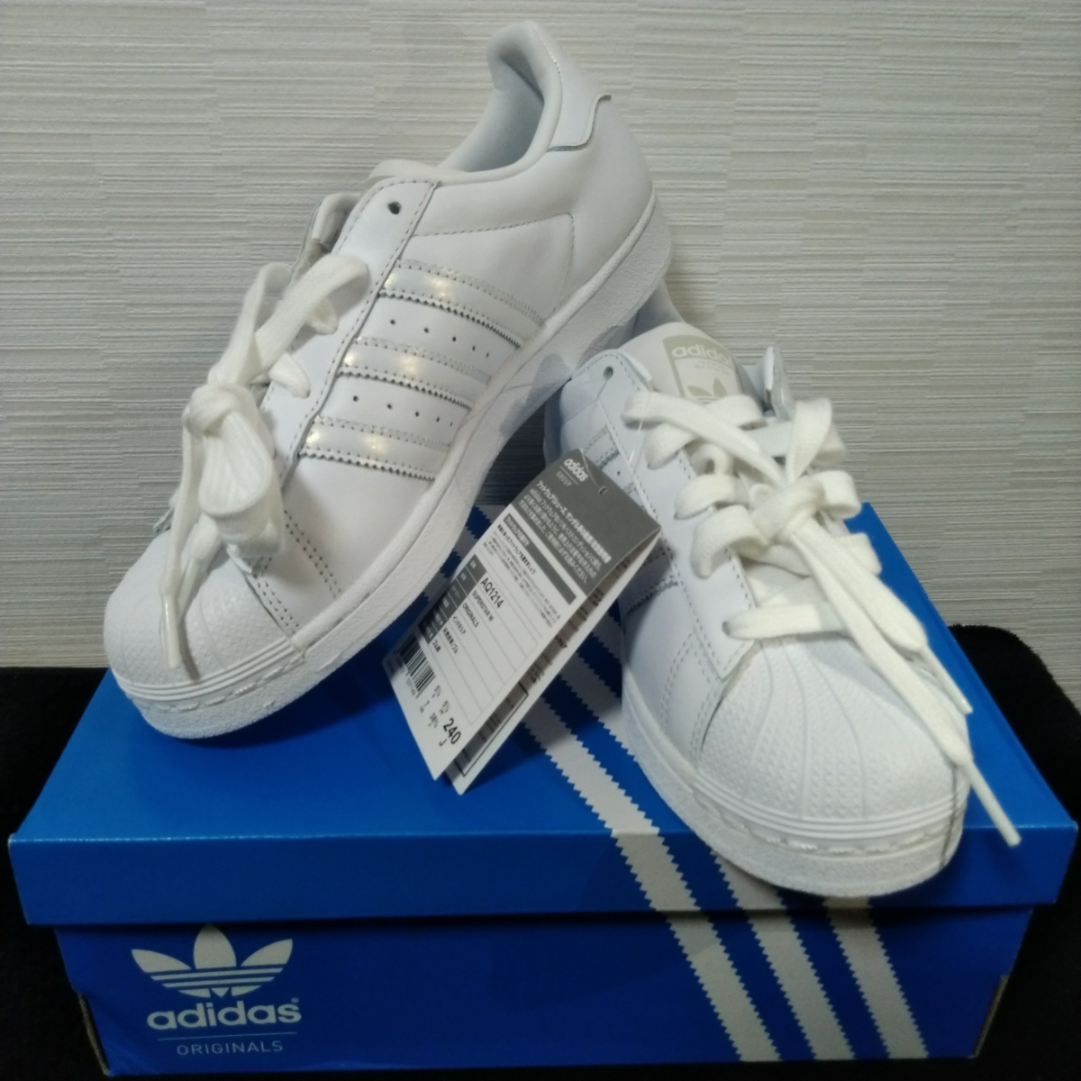  原文:adidas SUPERSTAR アディダス スーパースター スニーカー レディス 24.0cm 