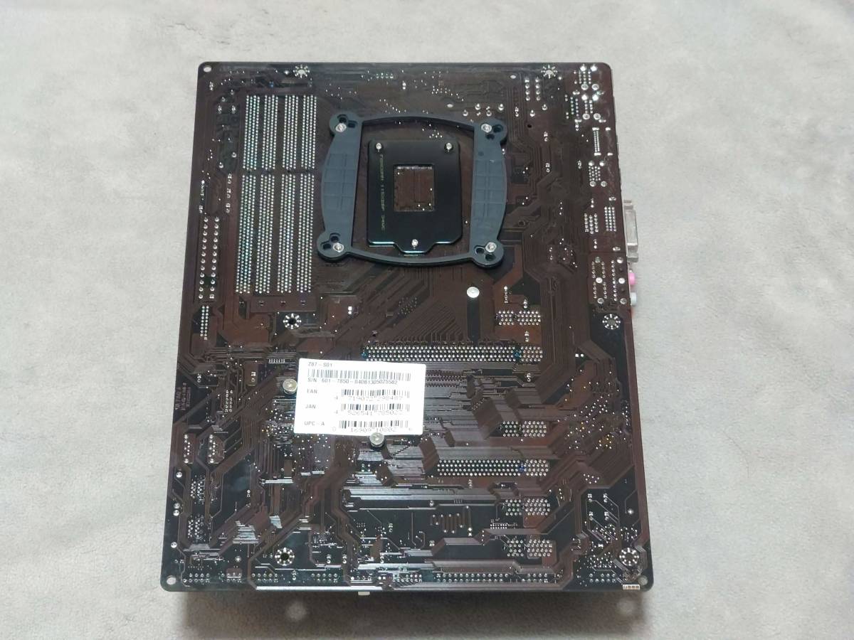 MSI マザーボード Z87-S01 MS-7850 LGA1150 i7-4770 メモリ4GB×2セット アイネックスCPUクーラー_画像2