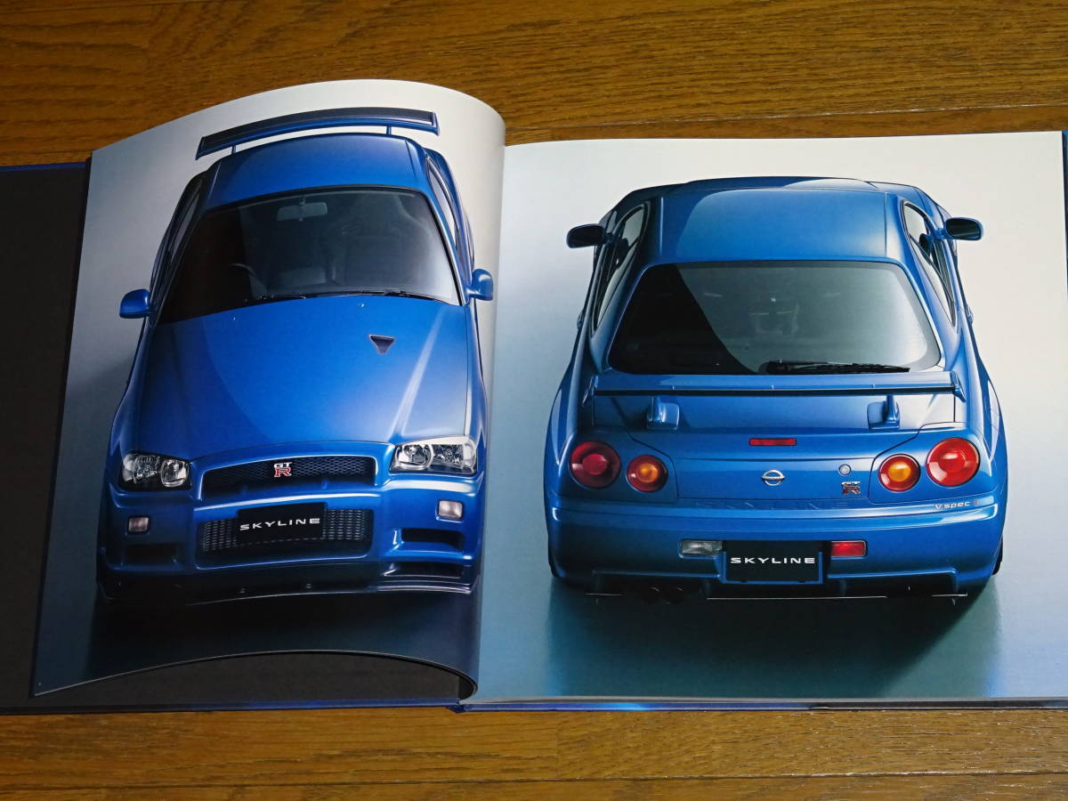 ■2001 R34 GT-R スカイライン ハードカバーカタログ+M-spec専用カタログ+オプションカタログ■_画像3