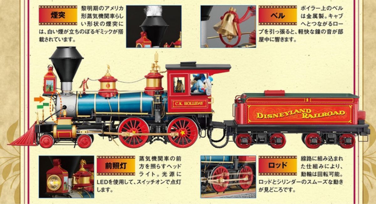 アシェット ディズニートレインをつくる 全140号 定期購読特典付 アシェット ディズニートレインをつくる 全140号 定期購読特典付