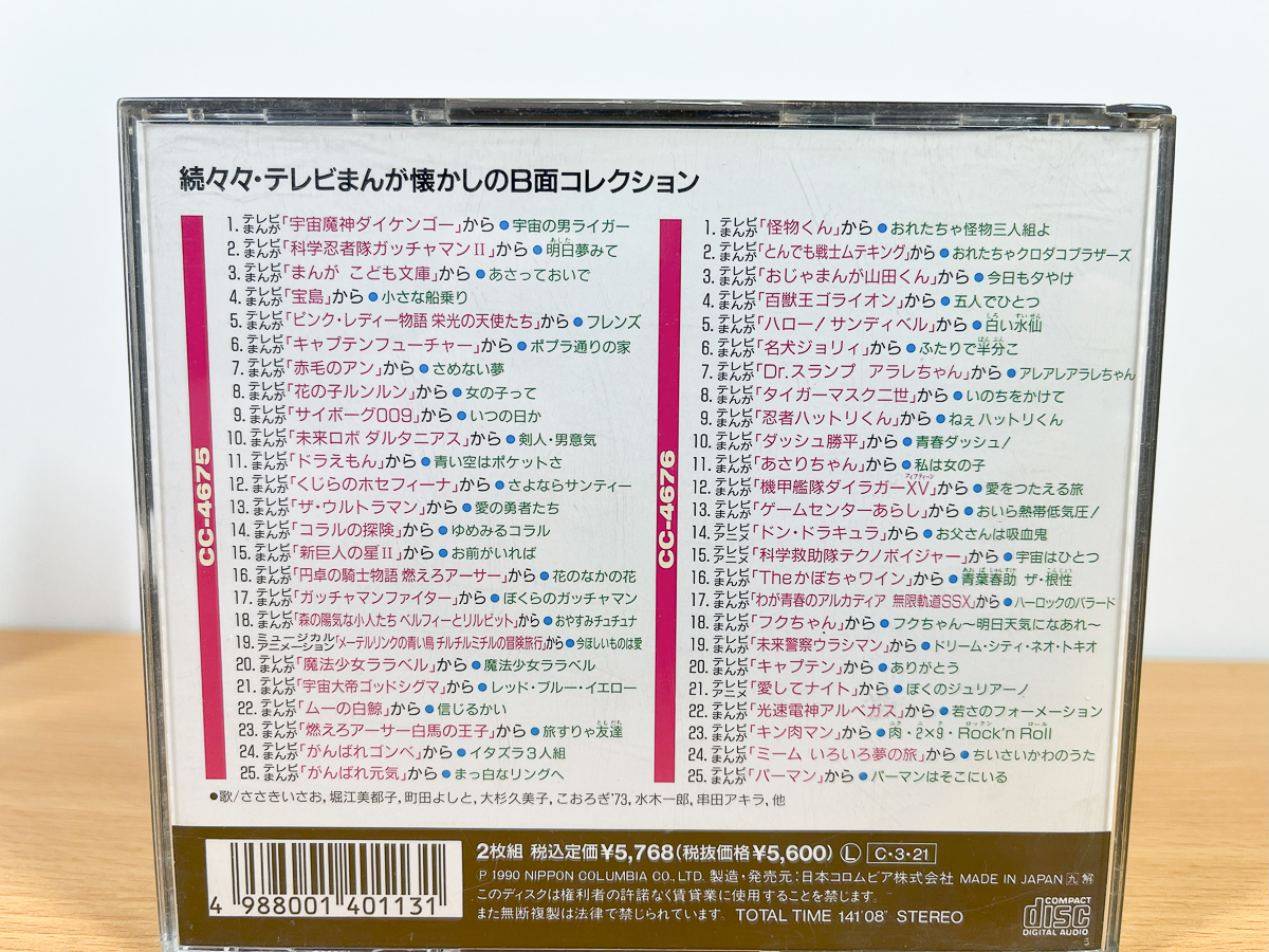 CD 続々々 テレビまんが主題歌のあゆみ 懐かしのB面コレクション set テクノボイジャー ウラシマン キャプテンフューチャー アニソン_画像5