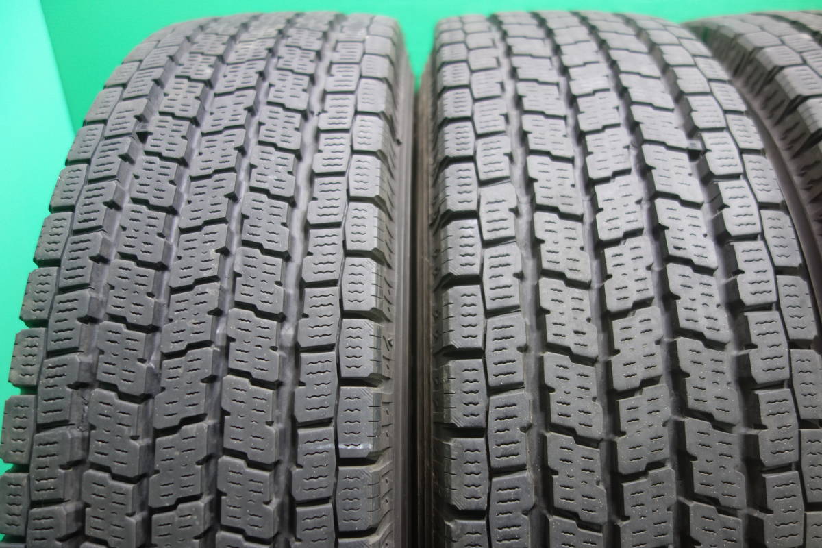 L305-21 送料無料 205/70R17.5 115/113L スタッドレスタイヤ LT 6本セット YOKOHAMA ice GUARD iG91 6分山 2021年 2022年製 ライトトラック_画像2