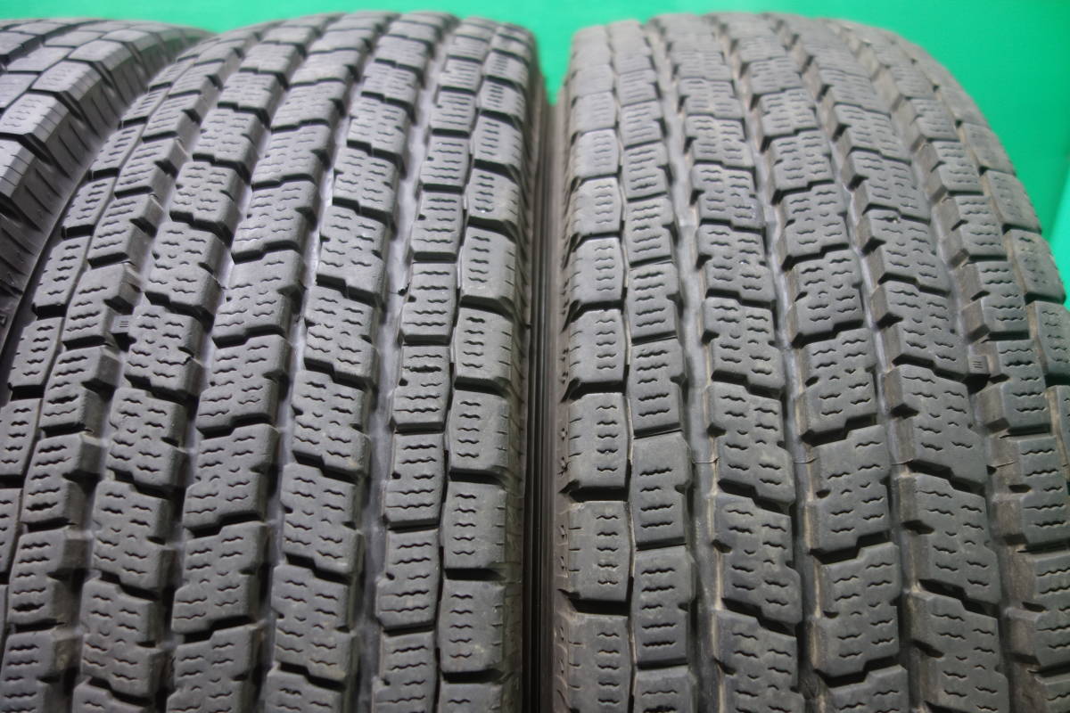 L305-21 送料無料 205/70R17.5 115/113L スタッドレスタイヤ LT 6本セット YOKOHAMA ice GUARD iG91 6分山 2021年 2022年製 ライトトラック_画像4