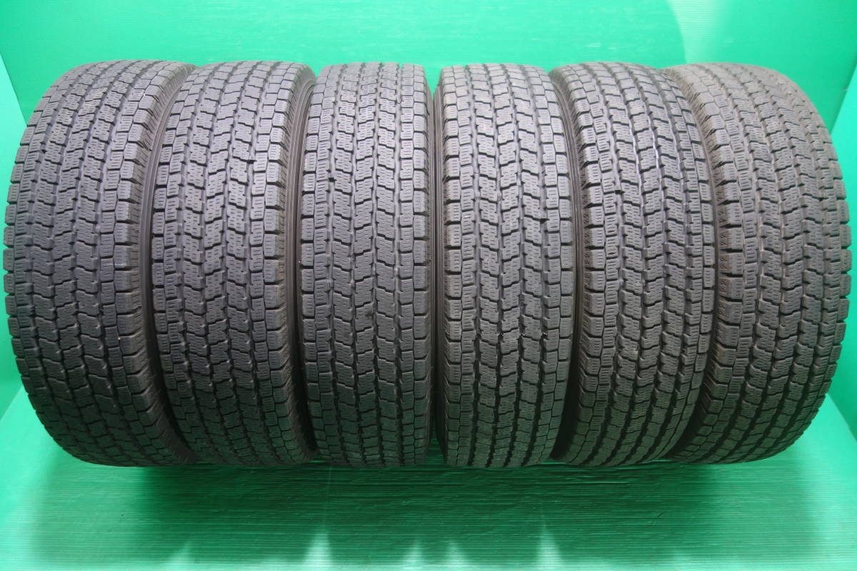 L305-21 送料無料 205/70R17.5 115/113L スタッドレスタイヤ LT 6本セット YOKOHAMA ice GUARD iG91 6分山 2021年 2022年製 ライトトラック_画像1