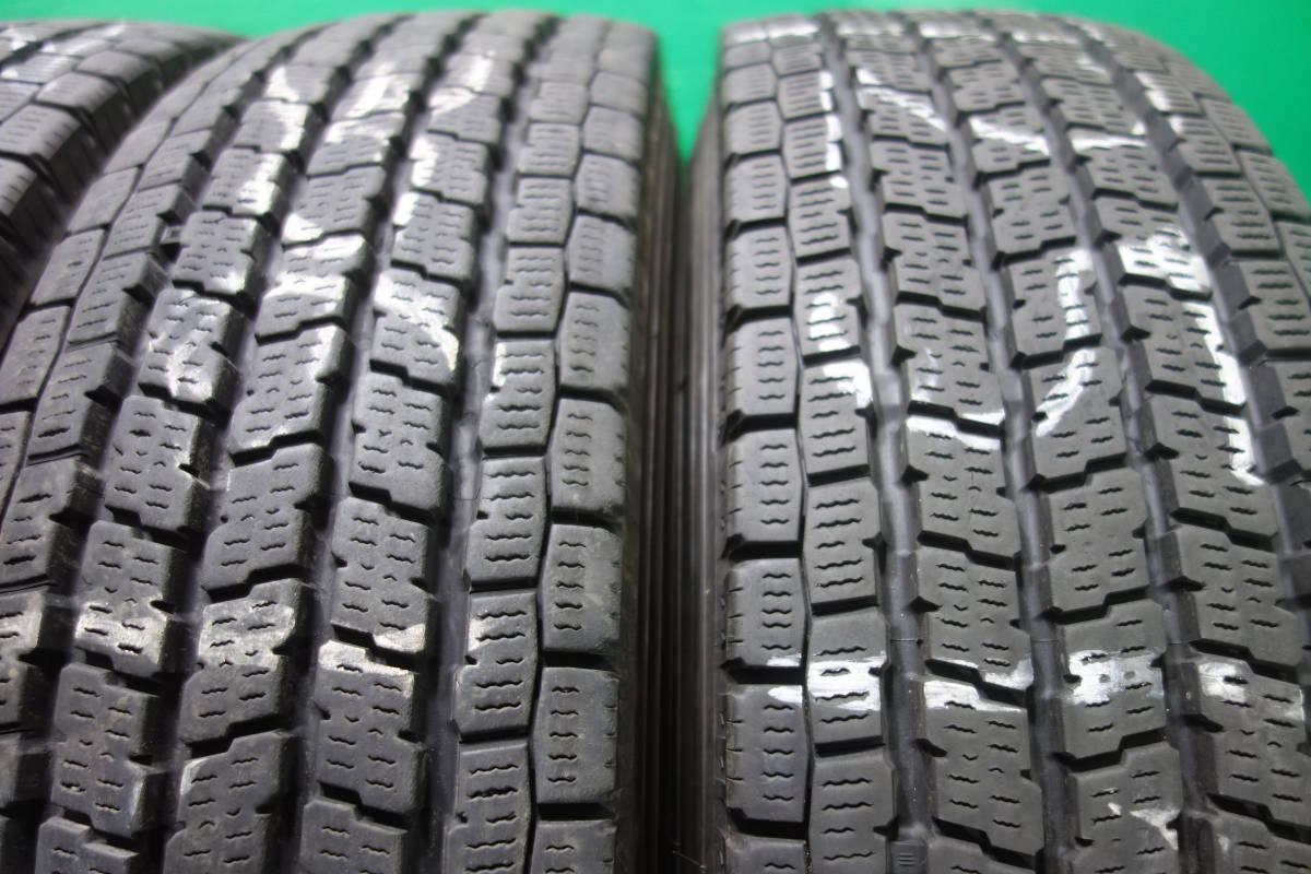 L326-21 送料無料 205/85R16 117/115L スタッドレスタイヤ LT 6本セット YOKOHAMA ice GUARD iG91 7分山 2021年製 ライトトラック 4t_画像4