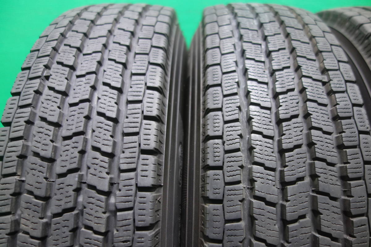 L386-21 送料無料 155/80R14 88/86N スタッドレス 4本セット YOKOHAMA ice GUARD iG91 8分山 溝たっぷり プロボックス サクシード ADバンの画像9