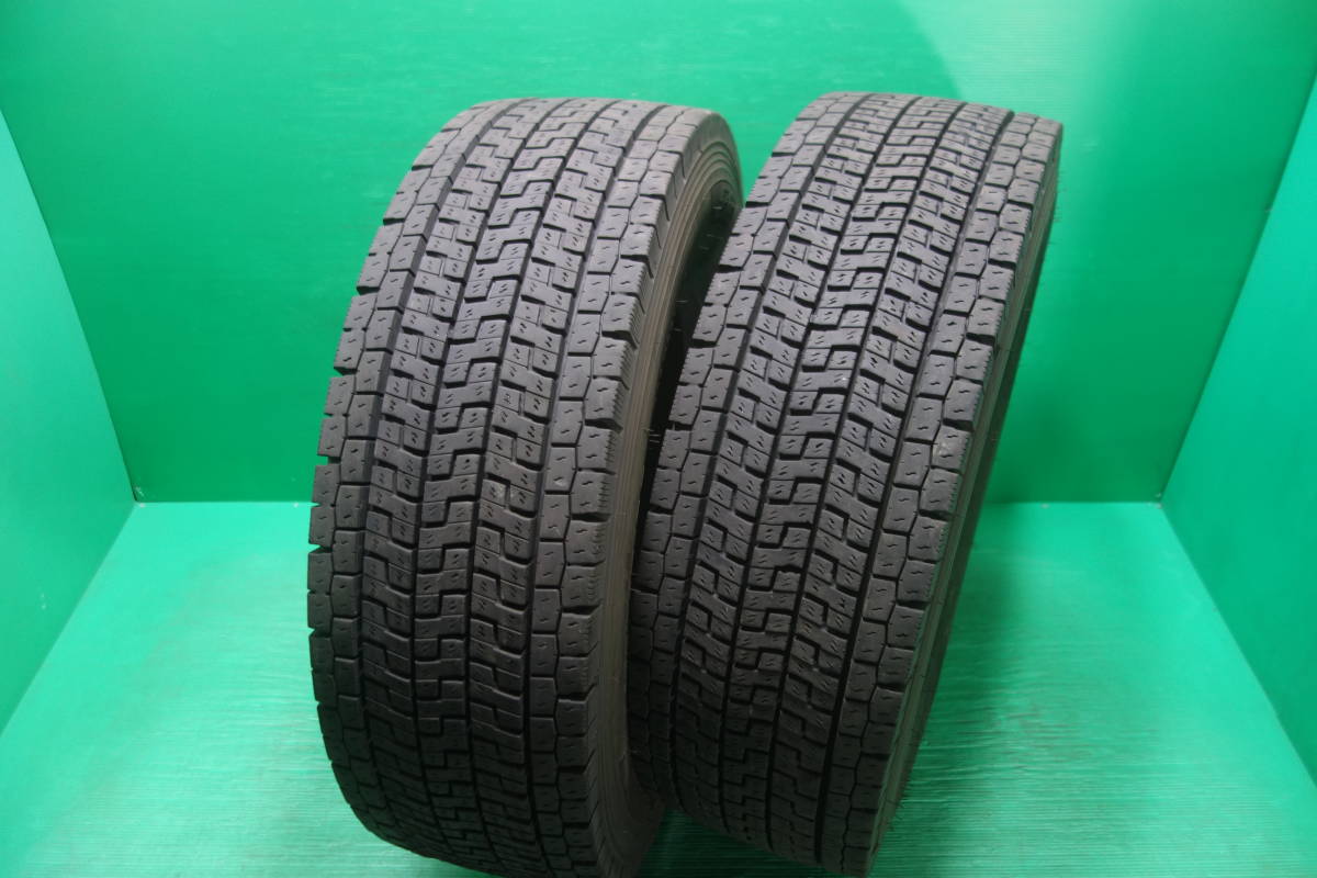 L436-22 送料無料 265/70R19.5 140/138J スタッドレスタイヤ TB 2本セット YOKOHAMA ZEN 903ZW 6分山 2022年製 大型 トラック