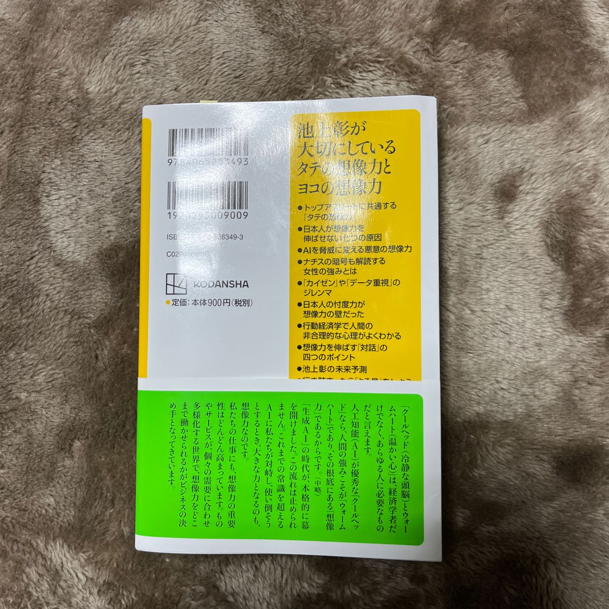 池上彰が大切にしているタテの想像力とヨコの想像力 （講談社＋α新書　６－５Ｃ） 池上彰／〔著〕