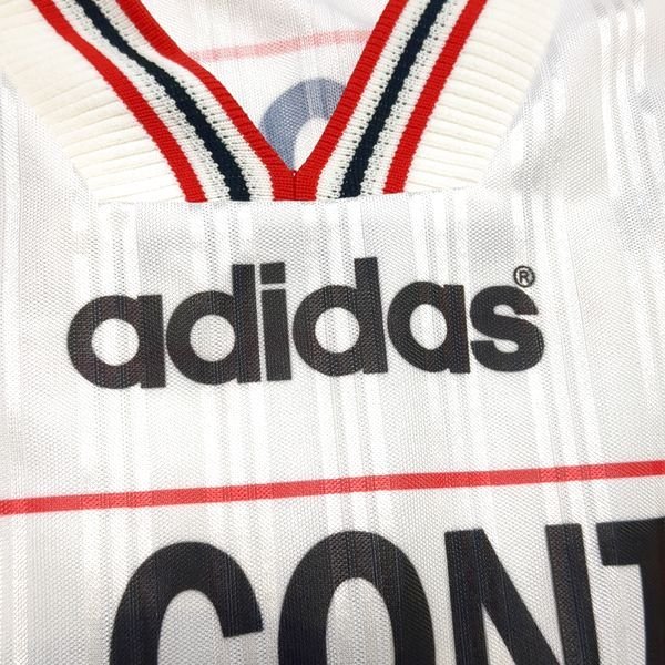 サンパウロFC アディダス 1997 レプリカユニフォーム M ゲームシャツ SAO PAULO FC adidas data control ブラジルサッカーリーグ_画像6