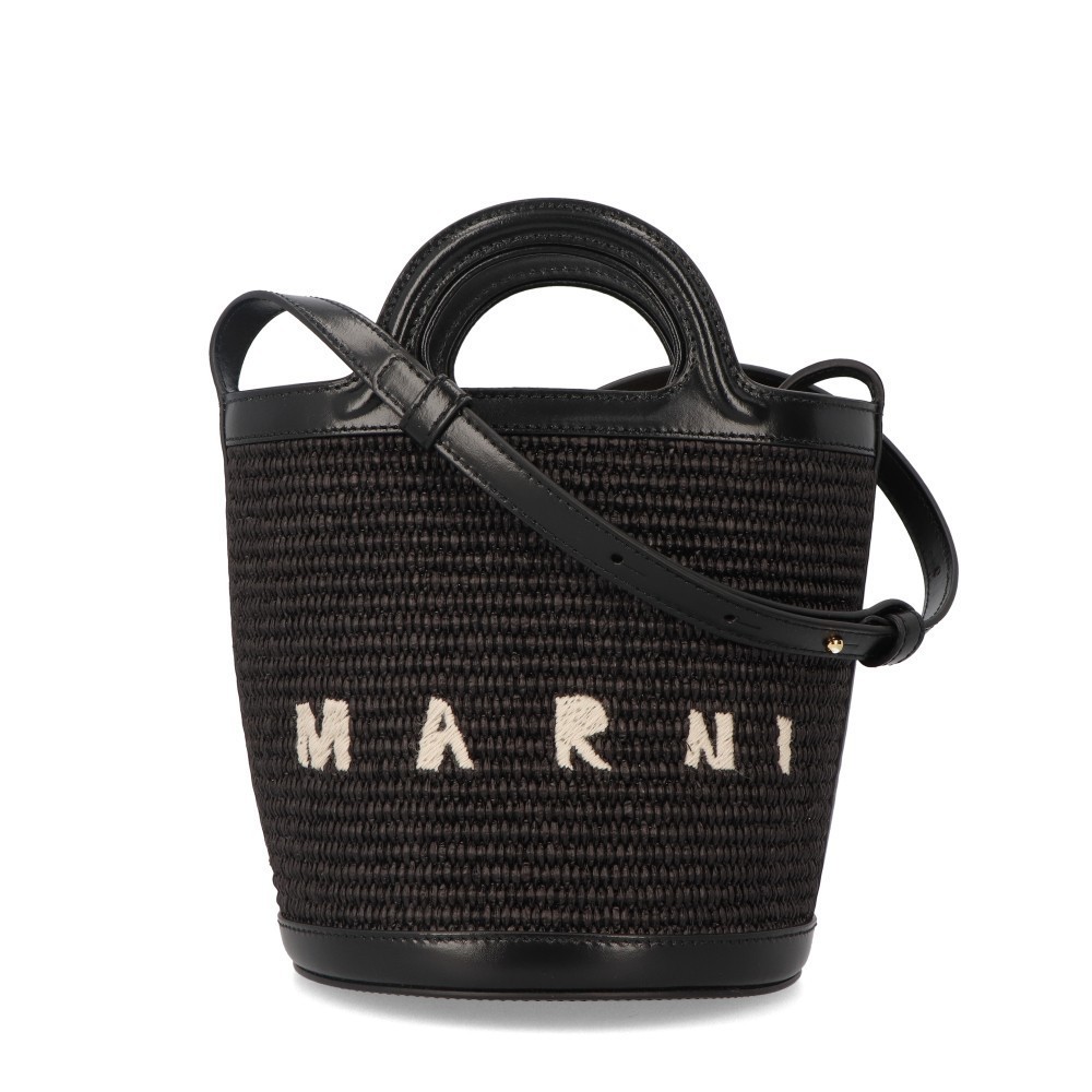 マルニ MARNI SCMP0056Q1 P3860 かごバッグ ブラック トロピカリア BASKET BAG Sレディース