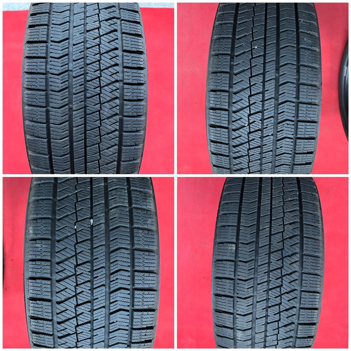 80%溝有。日本製。 BRIDGESTONE BLIZZAK VRX2 235/40R18 95Q タイヤのみ4本セット。アリスト インフィニティーシーマ アウディ A4 他等。_画像4