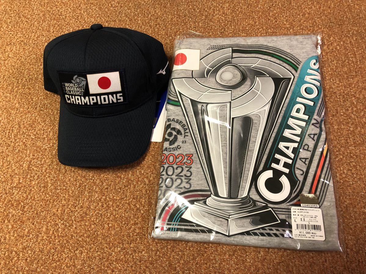 日本未入荷 2023WBC ミズノ 日本代表 優勝記念キャップ 大谷翔平