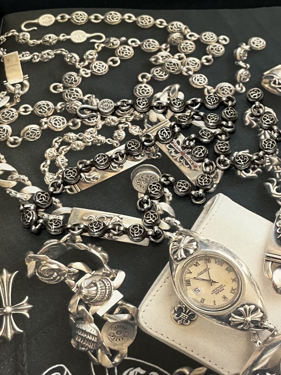 正規品 クロムハーツ フローラル ボール ネックレス 20インチ 正規品 クロムハーツ フローラル ボール ネックレス 20インチ