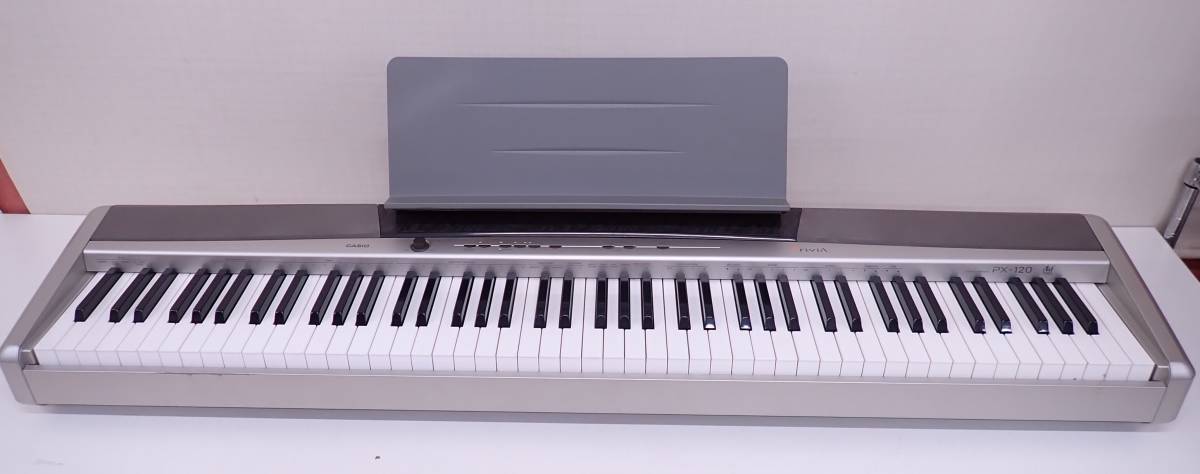 1円~ CASIO カシオ PRIVIA PX-120 プリビア 電子ピアノ キーボード 88
