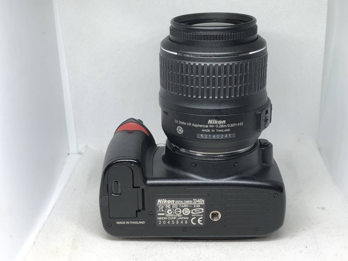 Nikon D40X + DX AF-S 18-55mm f3.5-5.6 G VR 充電器・バッテリーセット_画像3