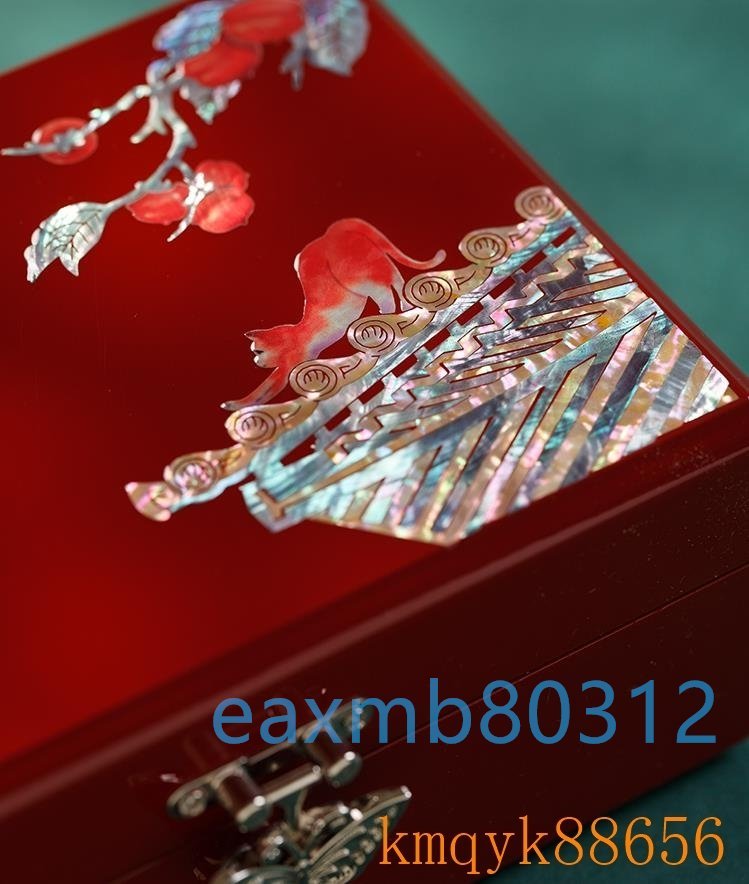  mother-of-pearl skill jue Reebok s gem box Korea storage drawer bride entering tool shell make-up box 