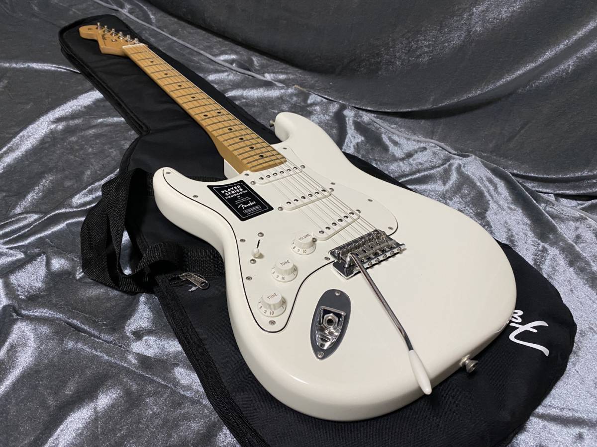 ★送料無料 美品 2020年製 レフティモデル Fender Mexico Player Stratocaster ストラトキャスター 即決特価_画像1