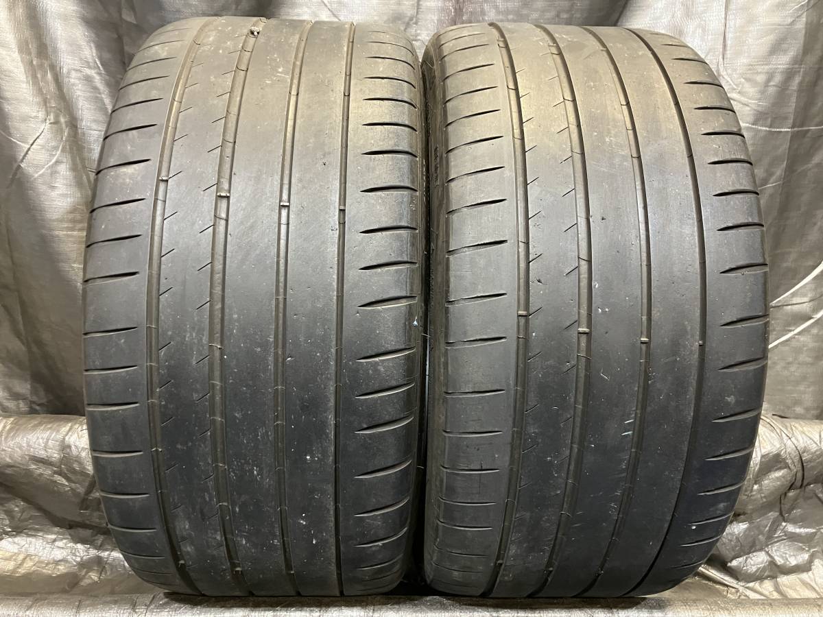 ミシュラン 265/35R20 PILOT SPORT4 S 2本セット 中古タイヤ ＮＯ承認 265/35-20 Cクラス Eクラス 718 911 ケイマン ボクスター_画像1