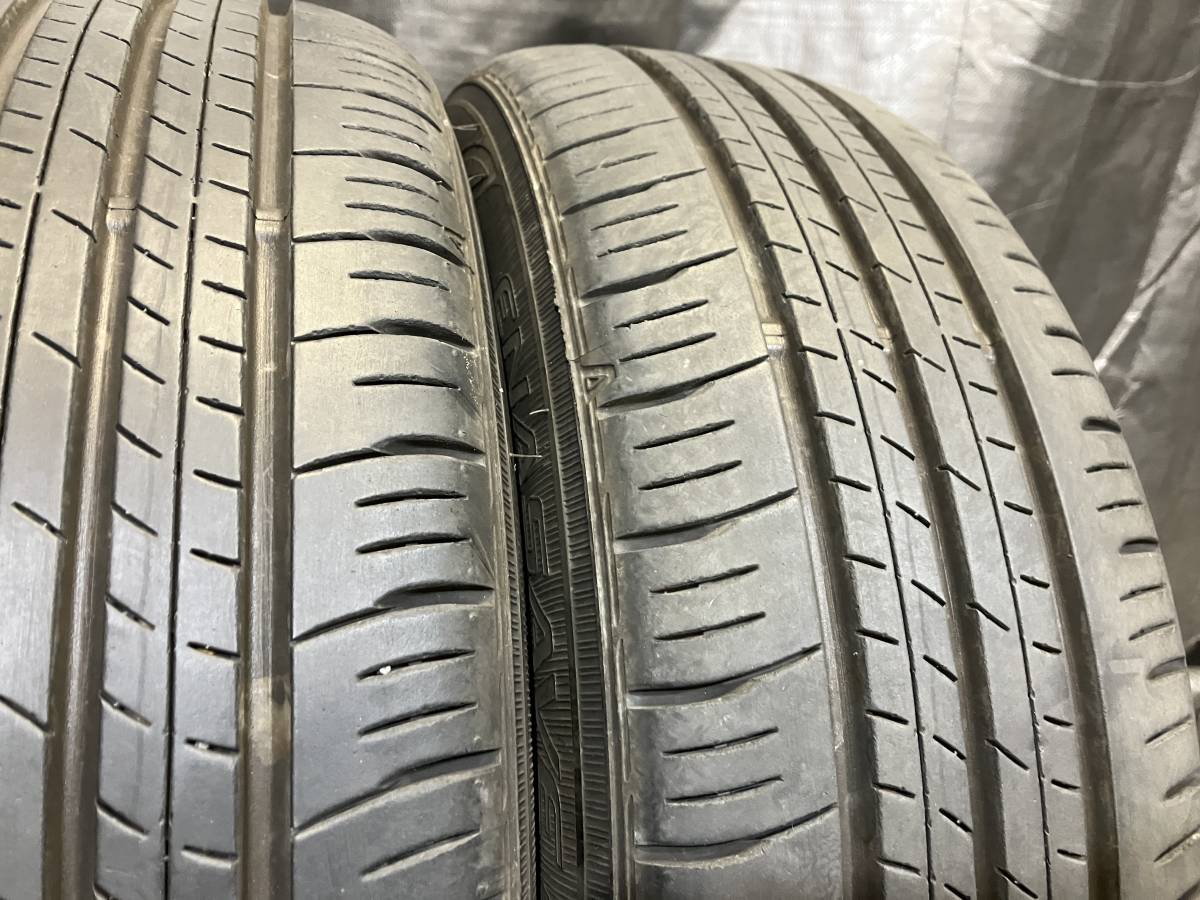 バリ溝 ダンロップ 175/55R15 ENASAVE EC300+ 4本セット 中古タイヤ 2019年製 パッソ タンク トール 等_画像5