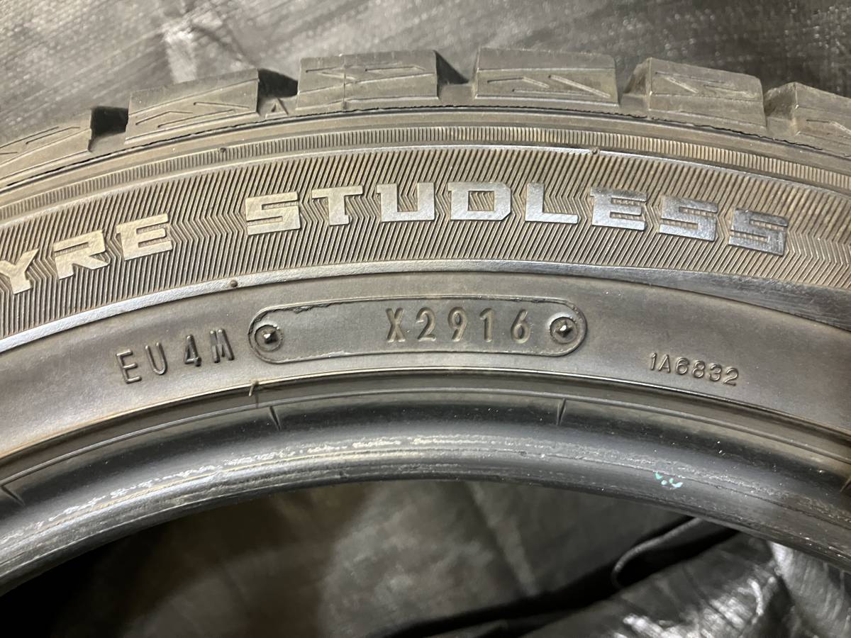 深溝 ダンロップ 215/50R17 WINTER MAXX WM01 4本セット スタッドレス 中古 215/50-17 ジェイド リーフ レヴォーグ V60 など_画像7