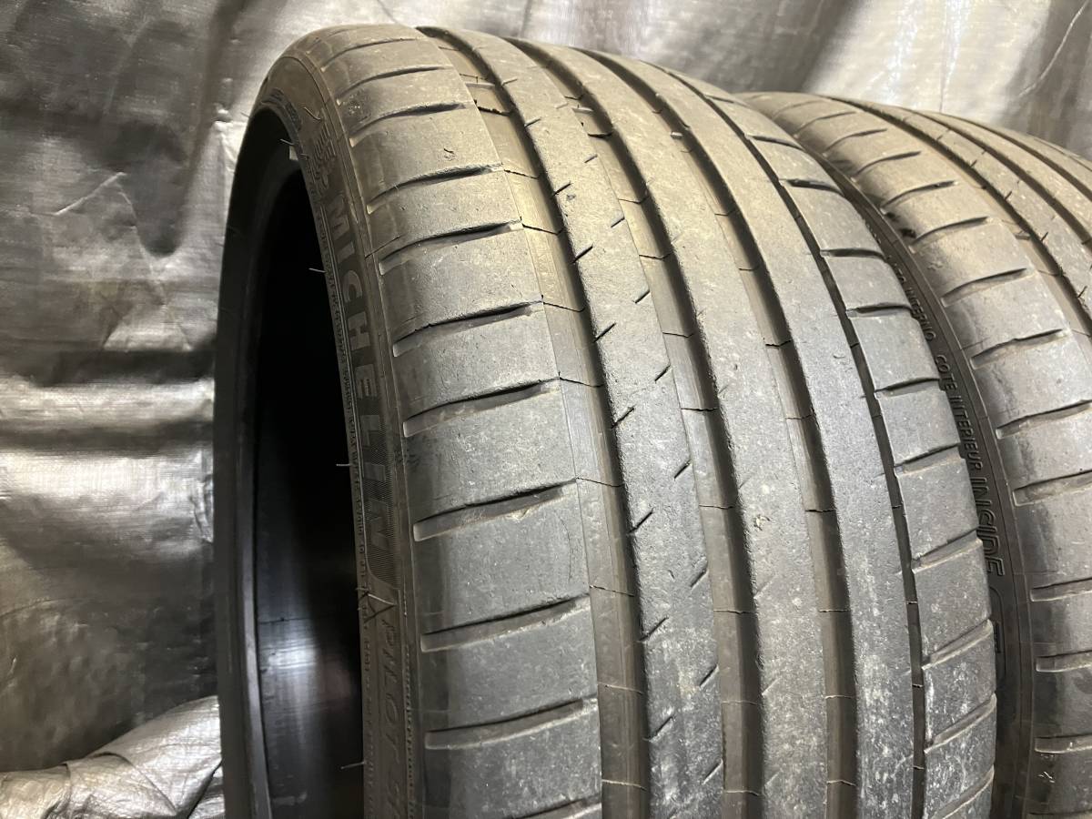 バリ溝 ミシュラン 245/35R20 Pilot Sport4 S 2本セット 中古タイヤ 245/35-20 シビック R8 ウラカン B4 など_画像2