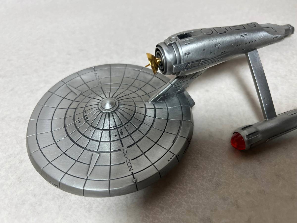  Franklin Mint Star Trek Star sipenta- prize NCC-1701 made of metal beautiful goods 