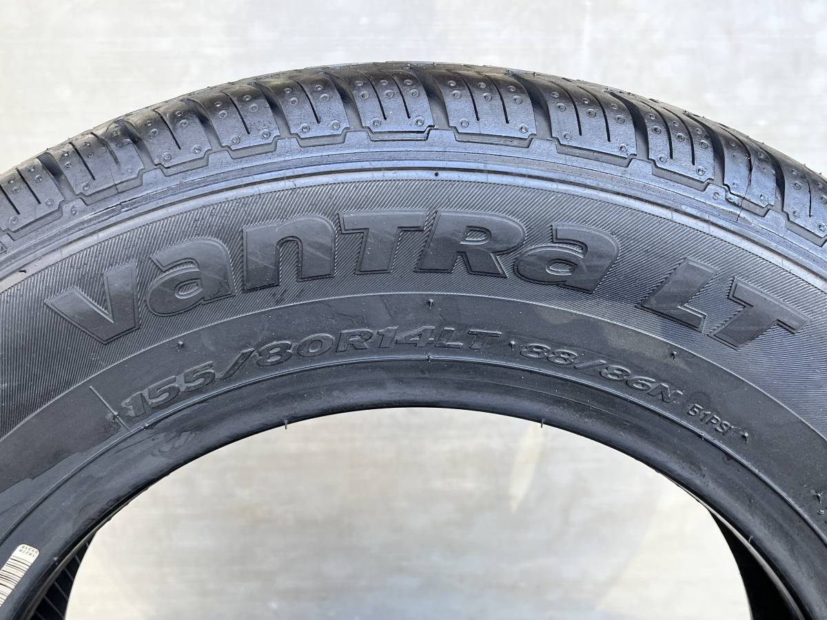 新品4本 送料込￥13800 ハンコック 2020年製 Hankook LT RA18 155/80R14 88/86N バン・小型トラック_画像3