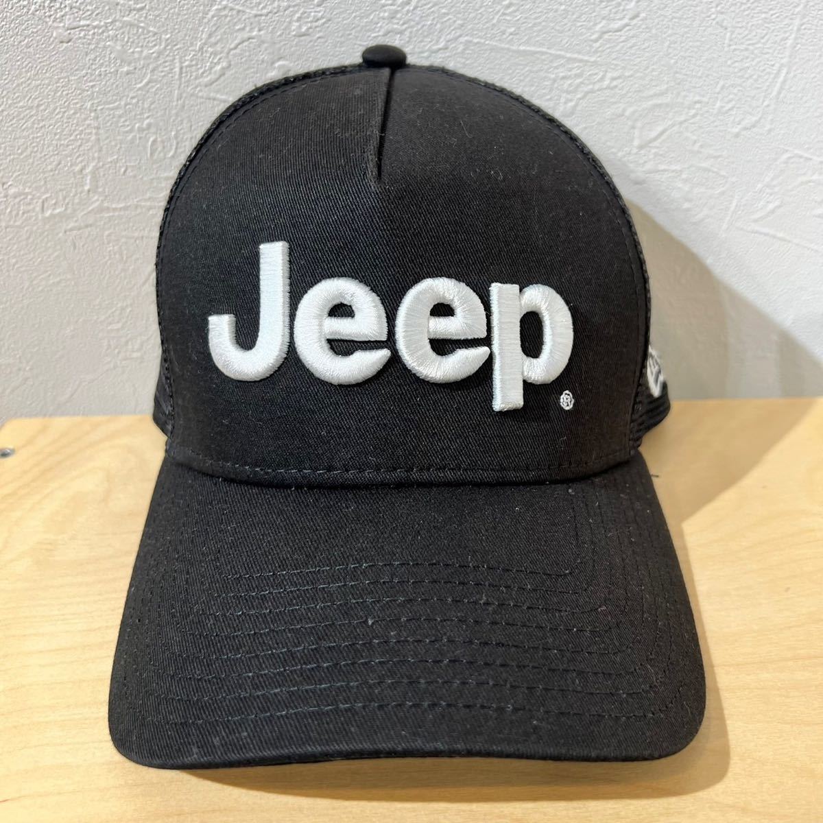 【即決】美品 希少 JEEP ジープ new era ニューエラ 数量限定 ディーラー購入 メッシュキャップ 帽子 キャップ スナップ バック