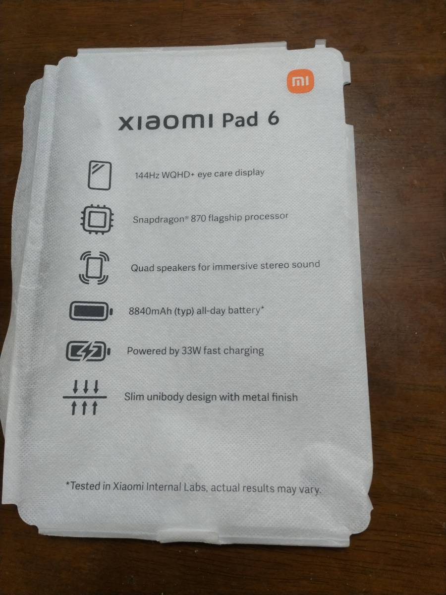 Xiaomi pad6　メモリ8GB ストレージ128GB wi-fi_画像7