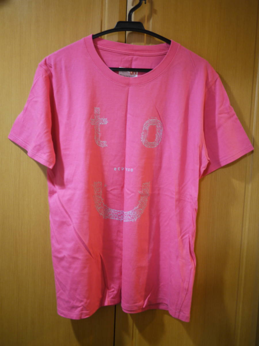 Tシャツ ap bank fes'07 『to U』ピンク色 Lサイズ オーガニックコットン の画像1