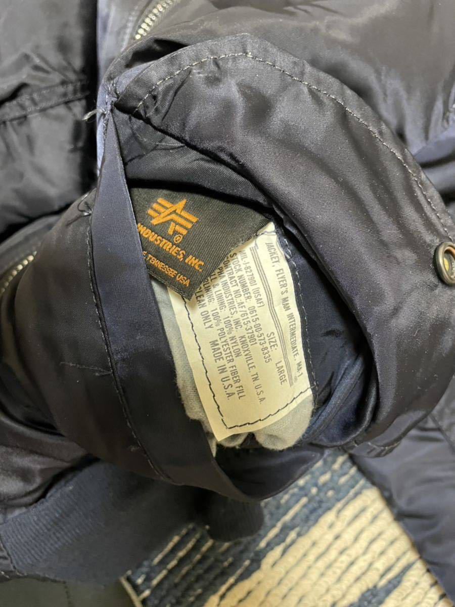 USA製ALPHA INDUSTRIES MA-1 フライトジャケットミリタリー USA製ALPHA INDUSTRIES MA-1 フライトジャケットミリタリー