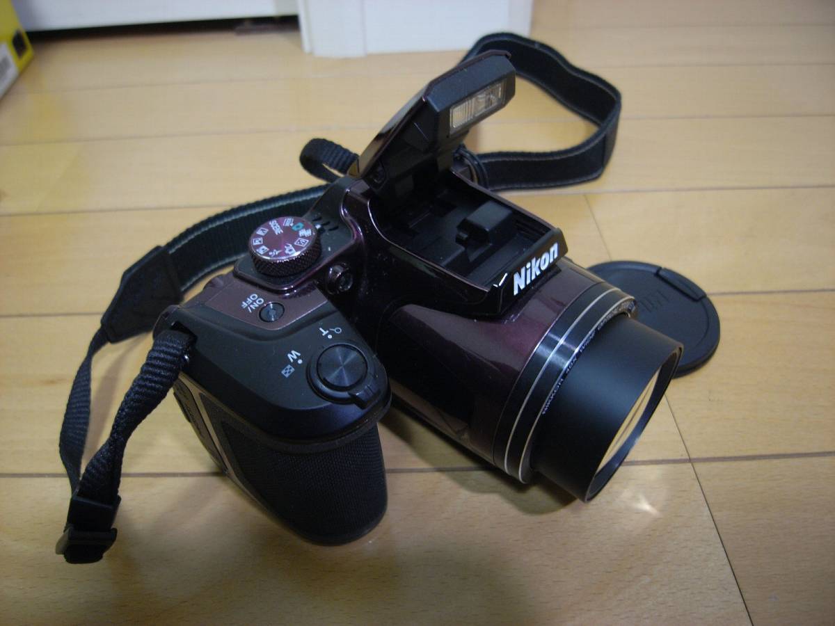 美品 Nikon ニコン COOLPIX B500 プラム デジタルカメラ。中古品です。_画像7