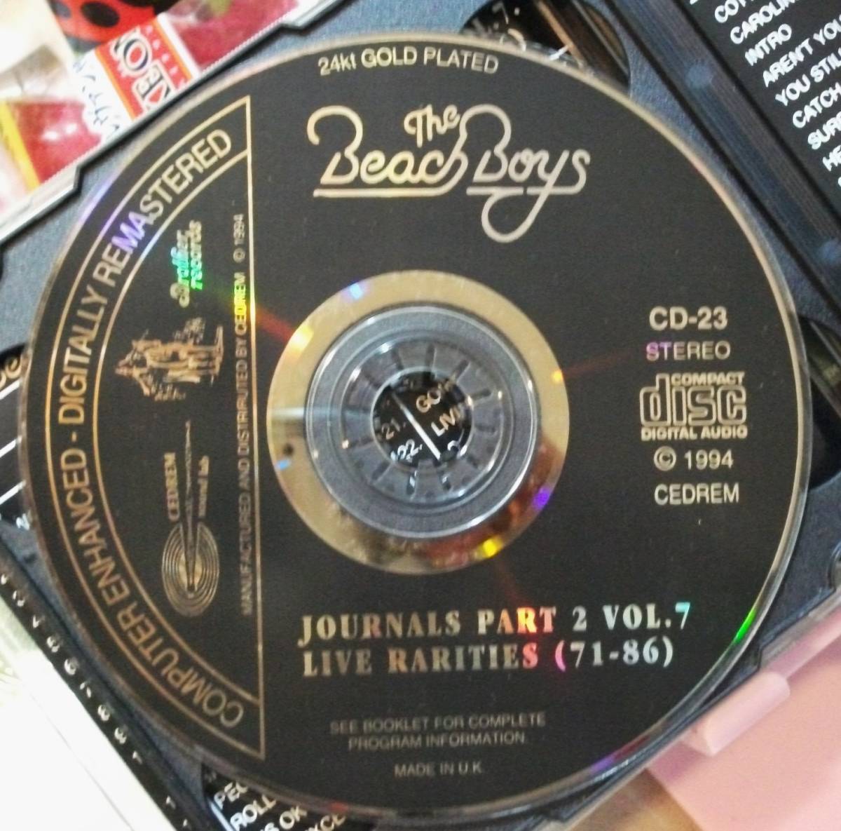 ★極稀2CD★Beach Boys Gold Disk journals Part 2 Vol7,8 live '71-93 ビーチボーイズ ウィルソン_画像6