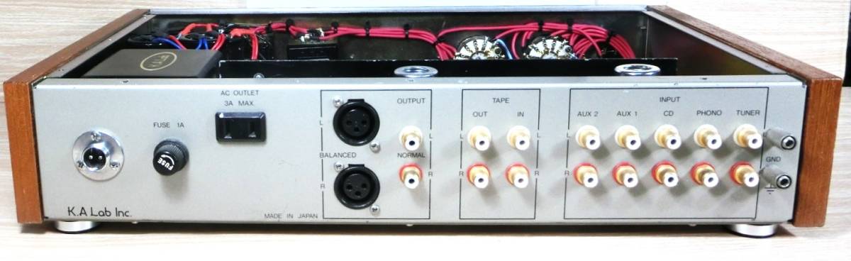豪華なラインアンプ　K.A Lab　『KA-200C改（KA-200LINE-AMP.）』　USED品（新規改造）_画像2